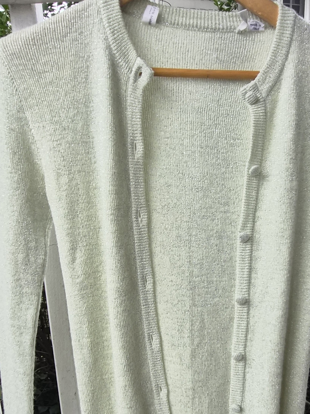 Light Mint Green Women’s Button-Front Sweater Cardigan